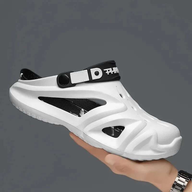 plus 2025 Men's EVA Sandals Summer Soft Thick Sole Non-Slip Beach Slippers Outdoor Sport On Foot Comfortable And Wear-resistant