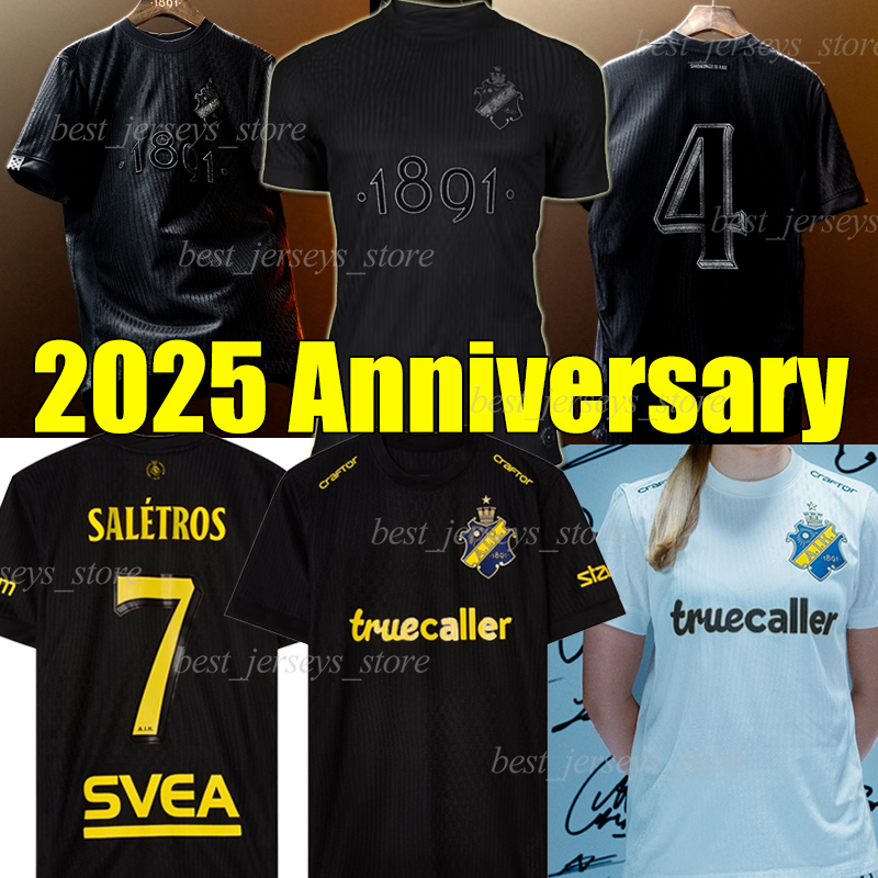 1981 AIK Solna 2025 Anniversary soccer jerseys 24/25/26 STOCKHOLM special limited-edition long Sleeves football shirts