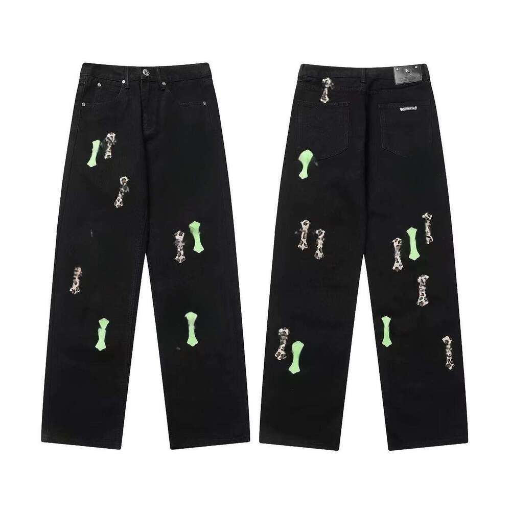 Designer legging Men's Slim Fit Jeans CH Women's Yoga Pants Slim Fit Trousers Black Printed Jeans Men's Loose Fit Jeans Men's High