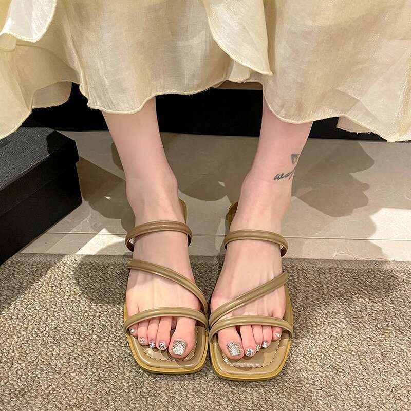 New Foldable EVA House Slippers Portable Hotel Travel Slipper Bathroom Non-Slip Slides Home Indoor Flat Shoes for Men Womem