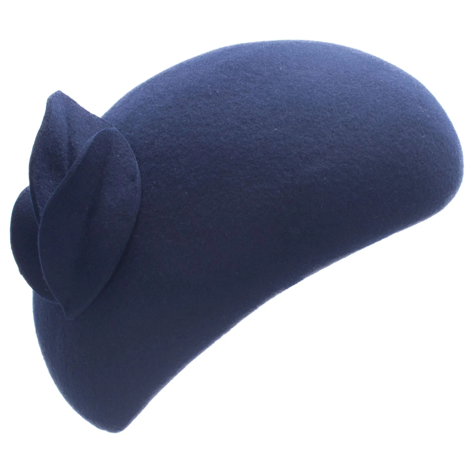 Lawliet Teardrop Womens British Wool Felt Fascia Hat with Flowers Tri Color Beret Cask Cocktail Hat A574 250322