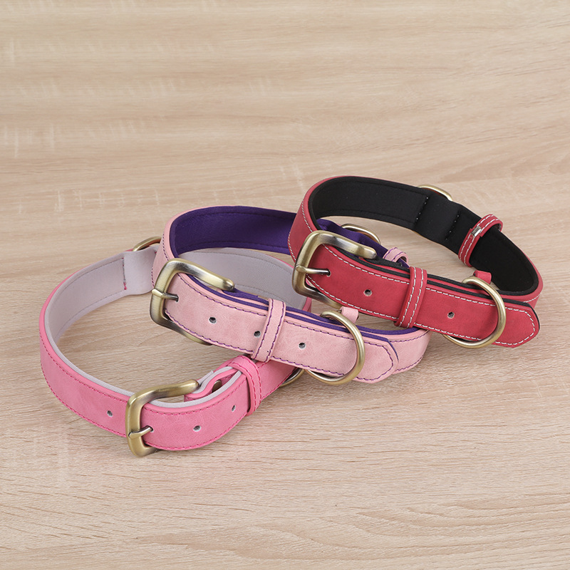 Soft & Strong PU Cat Collar with Retractable Strap and Premium Alloy Clasp Unisex Design