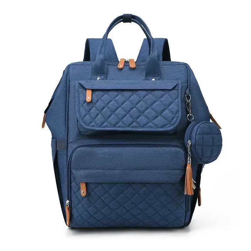 Milk Bottle Diaper Multi Compartment Maternal Christmas Large Capacity Mommy Bag Multi Functional Portable Mom Storage BackpackC250326