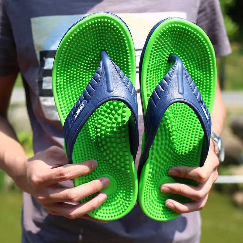 YRZL Mens Flip up Sandals Mens Summer Slide Comfortable Non slip Black Walking Flat Beach Sandals Mens SlideXJ250326
