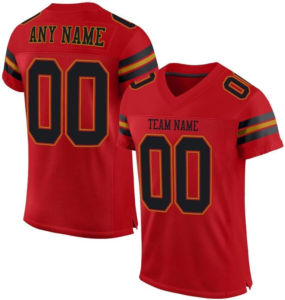 Custom Blank Football Jersey Collection Athletic Sports Shirts for Men, Women Youth Personalized with Printed Name &Number Free Shipping