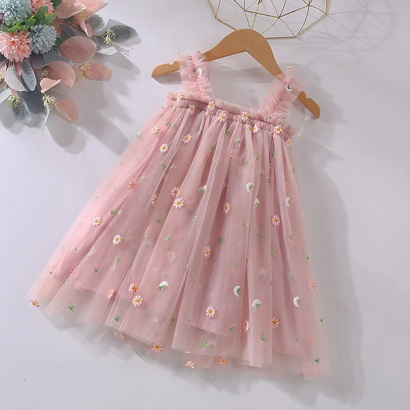 Embroidery Baby Girl Dress 5 Piece Set Summer Fashion Baby Girl Clothes Quality Fabric Baby Dresses Princess Party Frock 250325