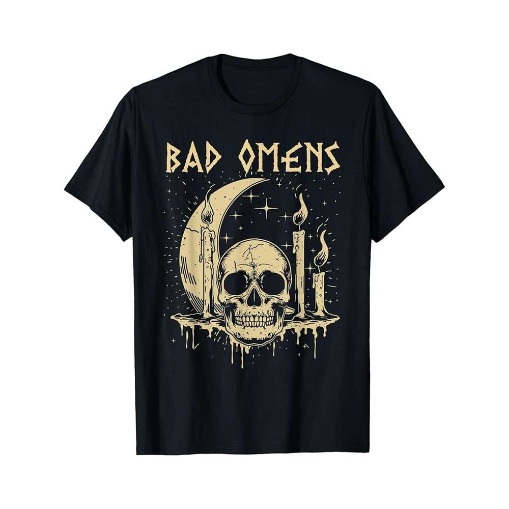 Designer T shirt Retro Bad Music Rock 80s Design Arts Omens Personalized Moth - 220g Tshits
