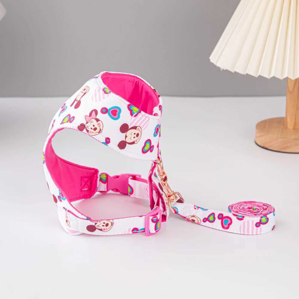 Dog harness and belt set Chihuahua Schnauri sausage adjustable vest pet harness pet accessories X250326