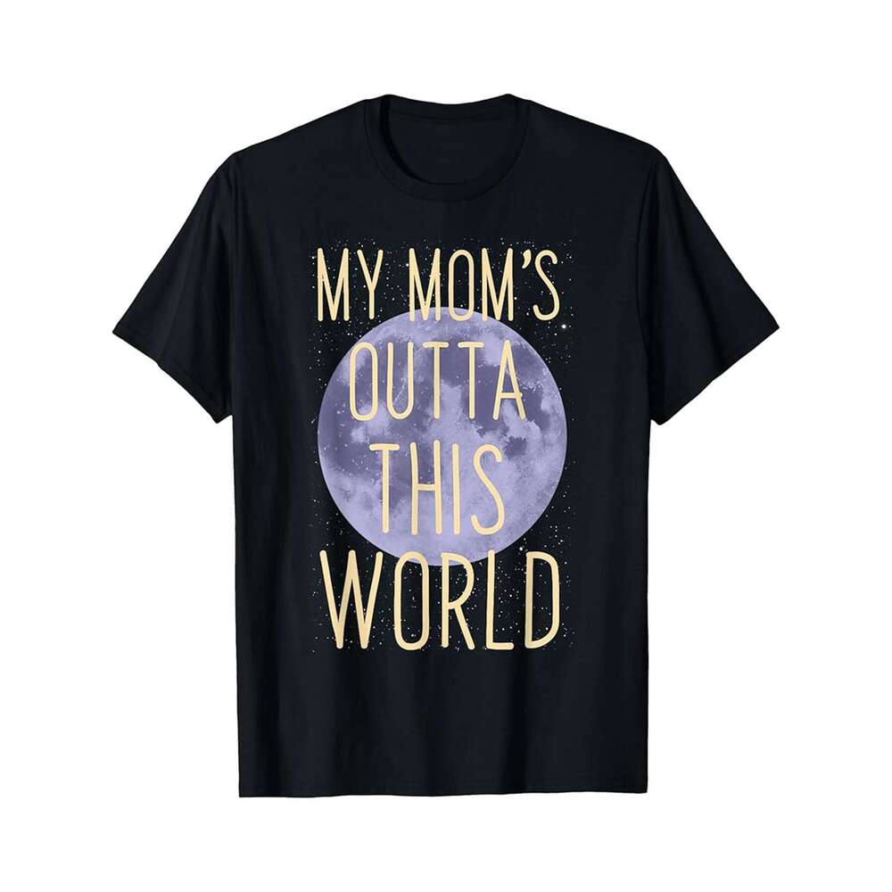 Designer T shirt Trendy Moon Lit Palm Tree Reflection - 220g Tshits
