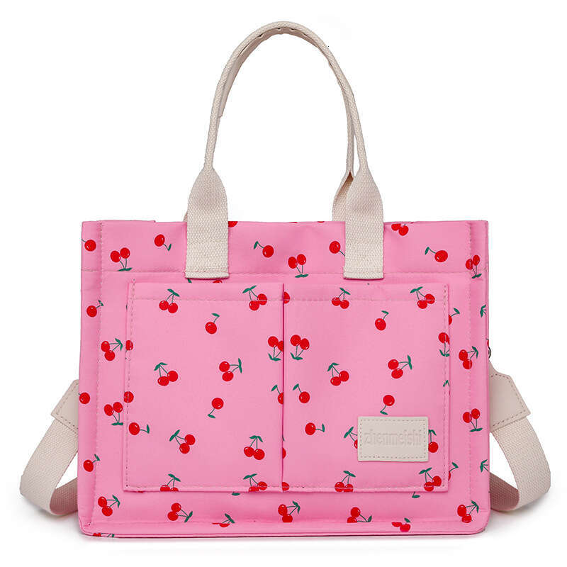 New high-capacity printed handbag, women's shoulder trendy crossbody bag, travel tote bag