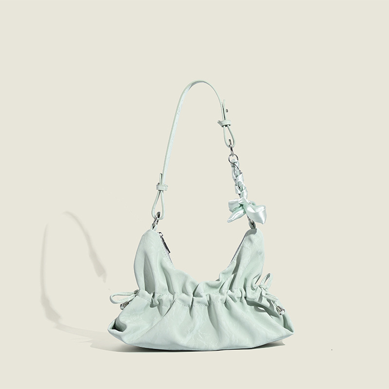 Wrinkly Cloud Armpit Bag Female 2025 Spring New French High-grade Hand Bill Shoulder Bag