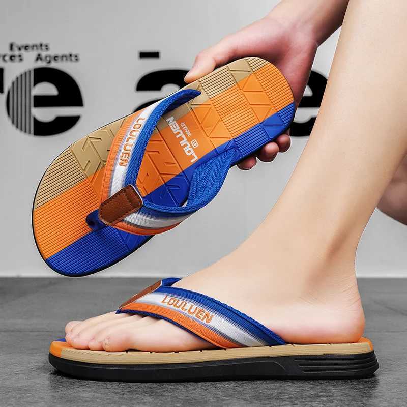 Mens flip cover Fi mens sandals outdoor soft summer slippers size 39-45XJ250326