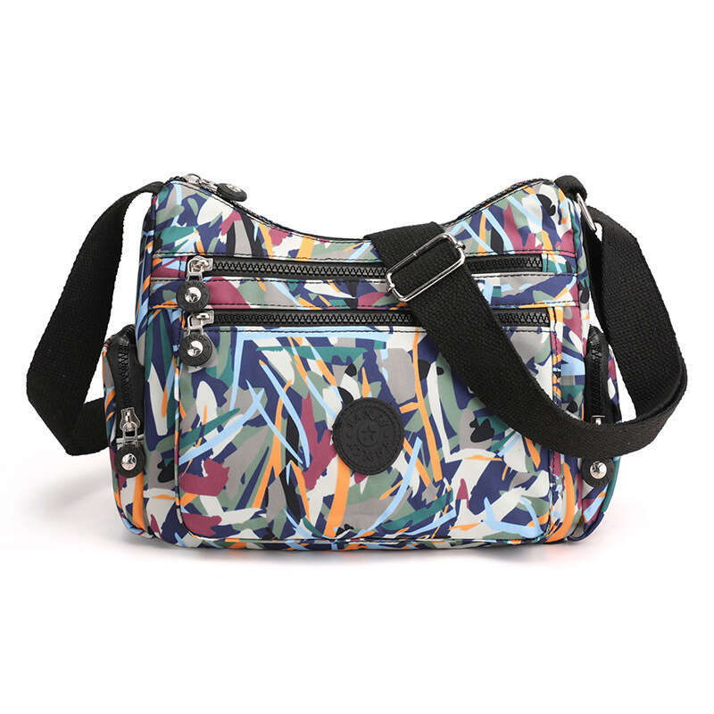 New Fashionable and Popular Shoulder with Large Capacity for Daily Versatile Crossbody Women's Nylon Casual Makeup Mommy Bag
