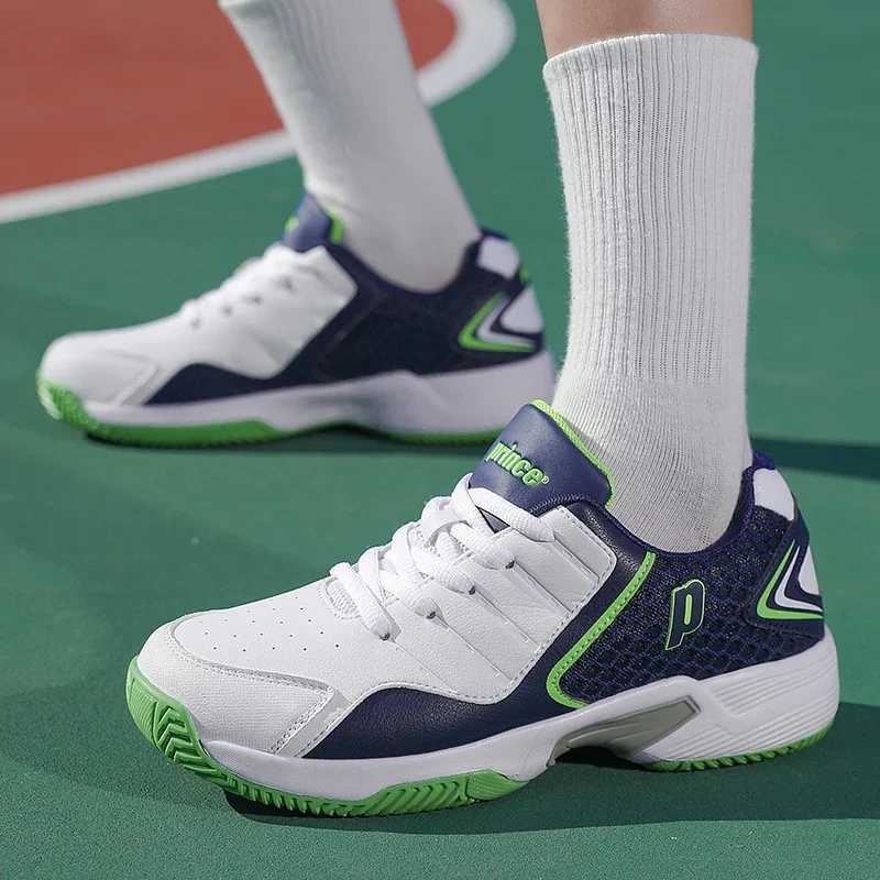 Professional Men Wen Leather Badminton shoes Couple Anti-Slip Training Sneaker Lightweight Tennis Shoes Volleyball sport shoesC250325