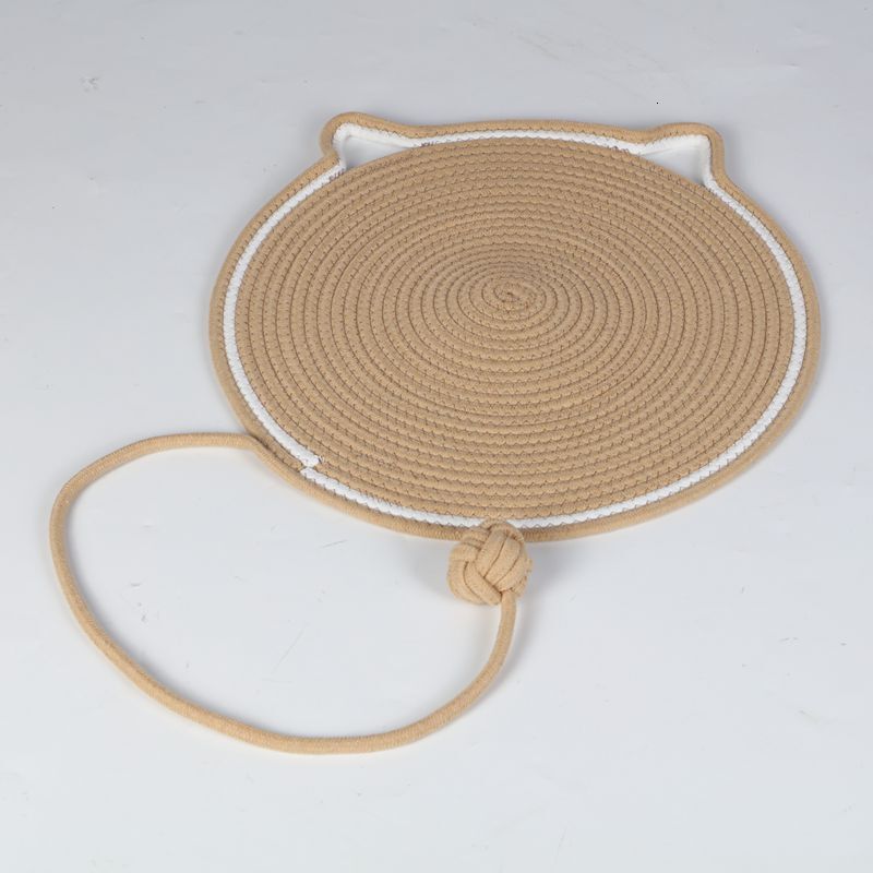 cat scratch pad woven cotton and linen open type paw grinding cat scratch board all season universal sleeping pad self feeding and bite resistant pet 