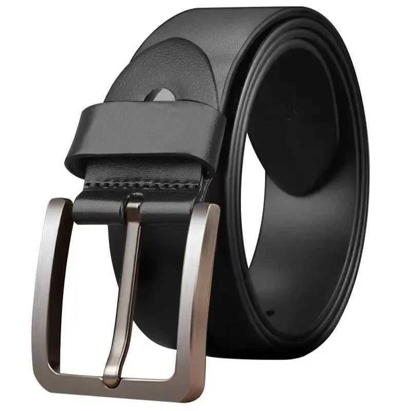 Mens Belt Business Luxury Designer Brand PU Leather Belt Jeans Pin Adjustable Alloy Buckle Waist Belt 105 120 125cm W250326