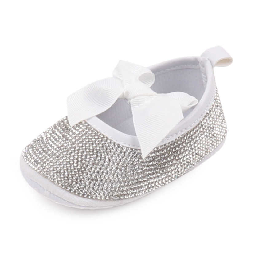 Baby Shoes Sparkling Rhinestone Baptist Baby Show Gift Baby First Step Walker Handmade Sweet Princess Flower Girl Sapatos Shoes X250129