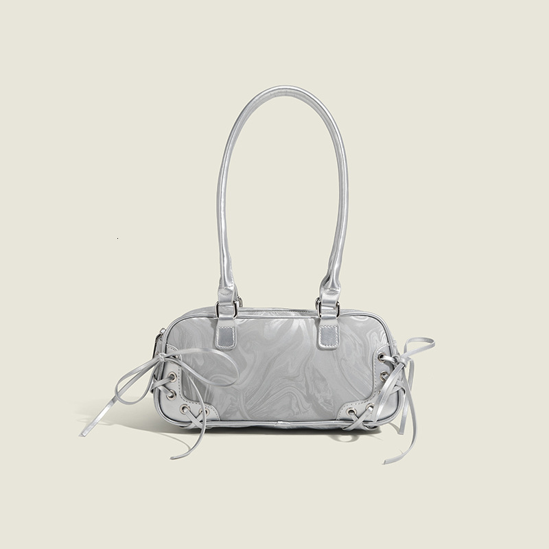Bow Gradient Boston Bag 2025 Spring New Women's Bag Commuter All-match Shoulder Tote