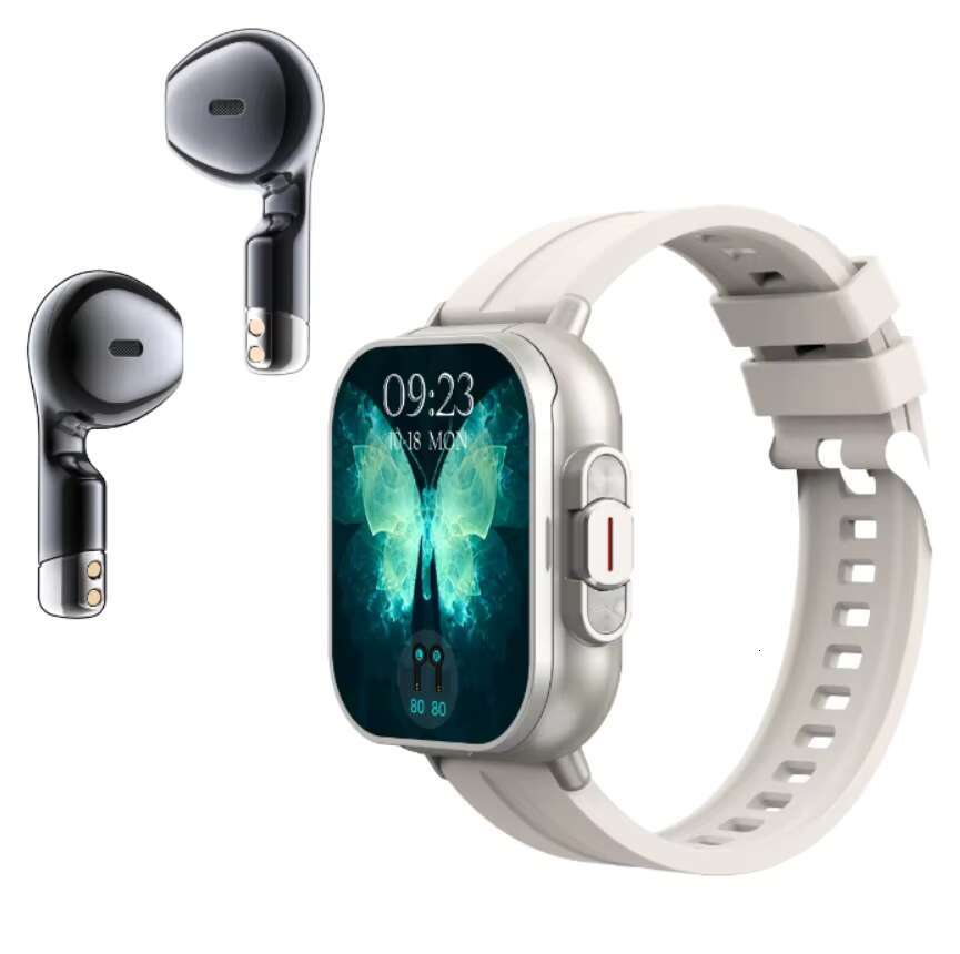 Cheapest Smartwatch TWS Earphone 2in1 Hot Sale High Quality Health Monitoring Sport Relojes NFC D8E Smart Watch with Earbuds