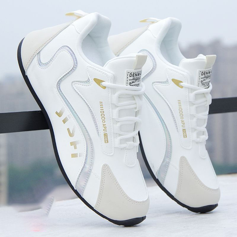 designer shoes new Men's sports shoes men's leather upper comfortable sports trendy and versatile men's casual shoes tourist