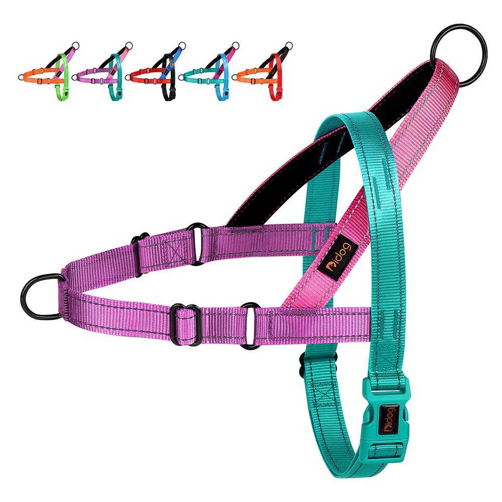 Reflective Nylon Dog Strap Adjustable Pet Dog Training Strap No Pull Pet Puppy Bullfighting Walking Vest X250326