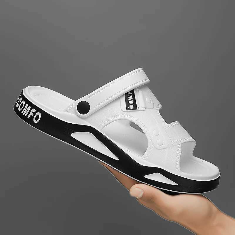 Mens EVA summer sandals dual-purpose casual sneakers wear-resistant beach shoes casual trend mens sandalsXJ250326