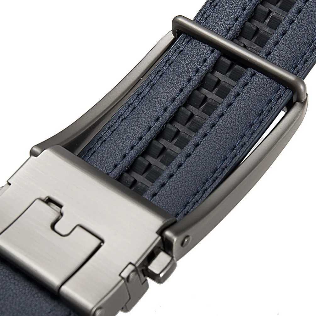 3.5cm mens fashionable alloy automatic buckle belt for business and leisure decoration mens real belt for luxury W250326