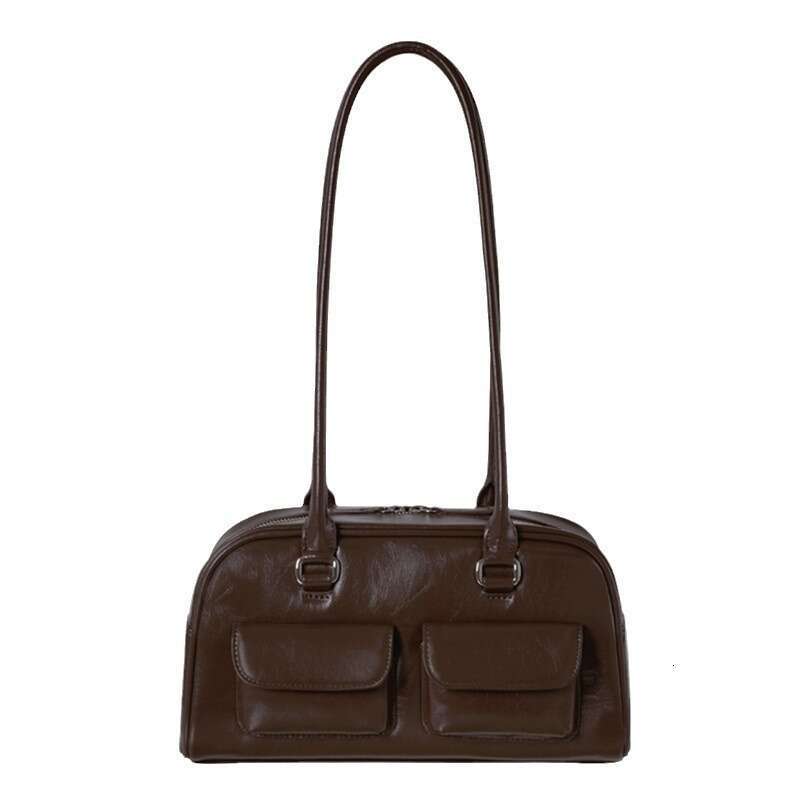 Women's 2025 new style versatile large capacity leisure college student class commuting bag one shoulder handheld