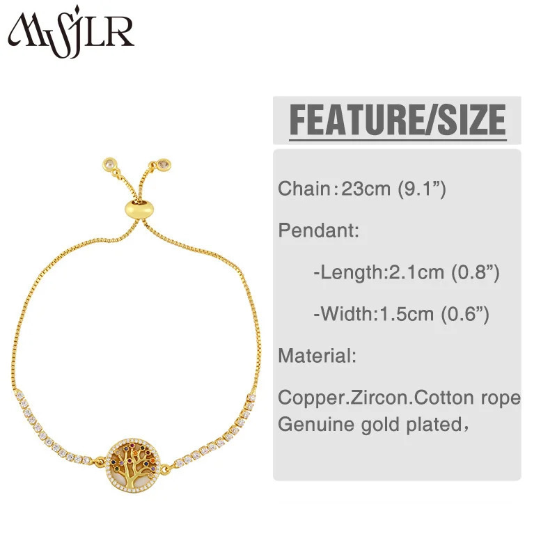 MVB-013 Cute Style Adjustable Hollow Round Bracelet Womens Wedding Gift Diamond Zircon Adjustable Accessories Jewelry 250326
