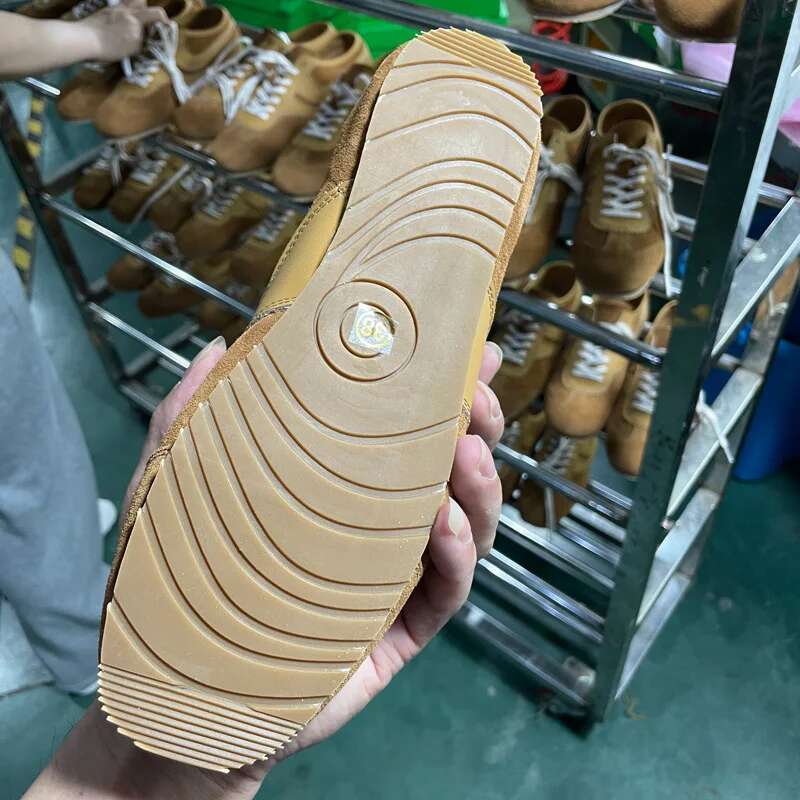 New Women's Green Vintage German Training Summer Breathable Casual Flat Sports Frosted Cowhide Single Shoes