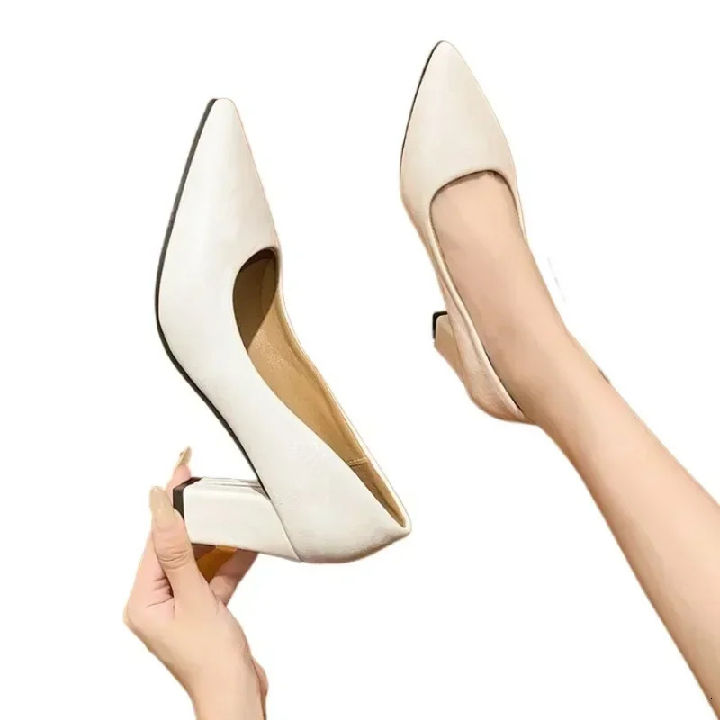 Women High Heeled Sandals Summer Pointed Toe Shallow Mouth Wedding Women Party High Heeled Sandals Zapatos De Mujer 250325