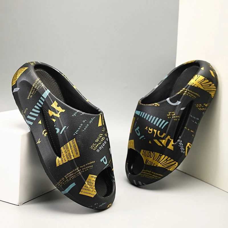 New summer mens slippers Fi N-Slip ultra soft EVA beach couple Cocut shoes thick sole outdoor wear sports sandalsXJ250326