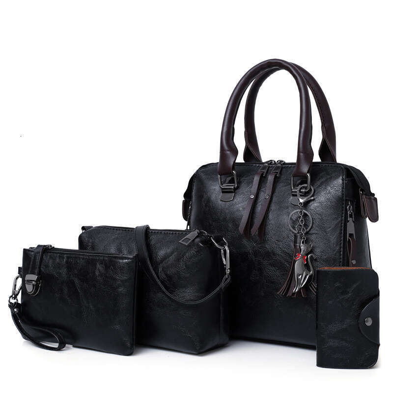 85 French Fashion Crossbody Women's Bag 4-piece Set Mother Single Shoulder Handbag