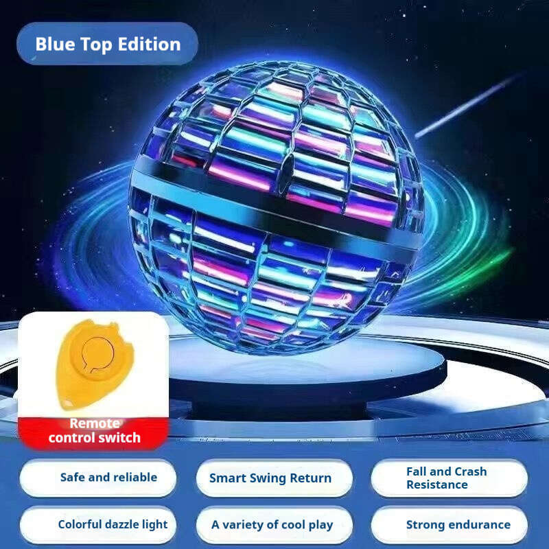 Spinning balloon UFO intelligent magic decompression black technology spinning toy gift unmanned ball