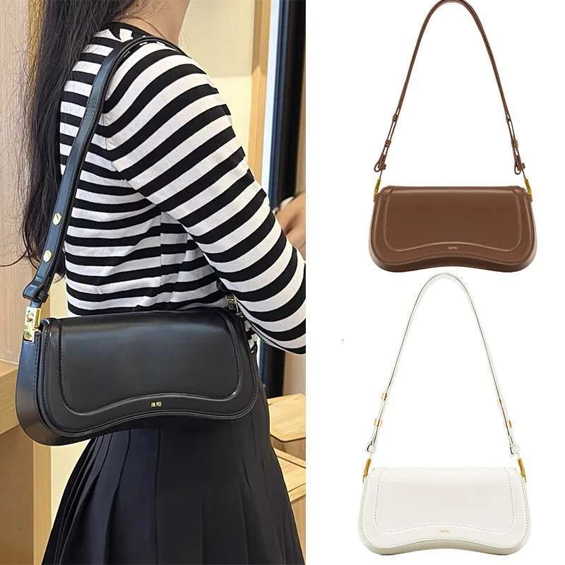 New Pudding Bag, Niche Shoulder Women's Bag, Black Armpit Commuting Bag