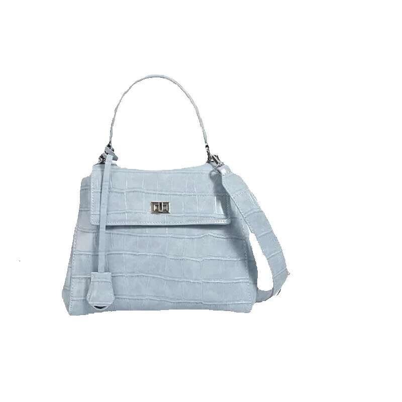 Brand Design Women's Genuine Leather Niche Shoulder Messenger Bag Lock Buckle Multifunctional Backpack Fashion Handbag