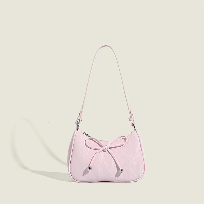 2025 New Fashion High Texture Delicate Bow Underarm Bag Women's Fashion All Shoulder Crossbody Handbag Designer Bag