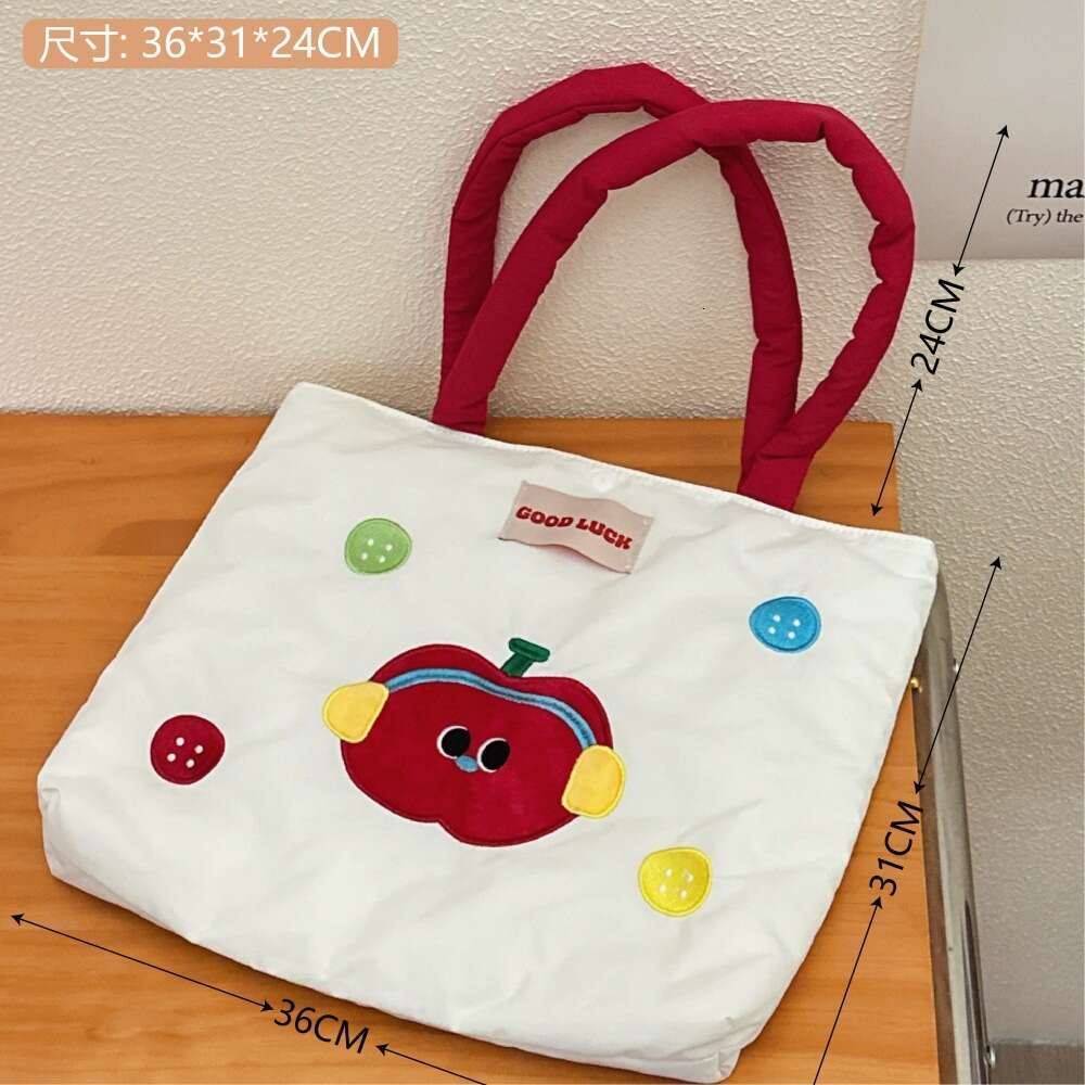 Spring and summer versatile item embroidered bag fashionable commuting niche large capacity single shoulder girl's handbag