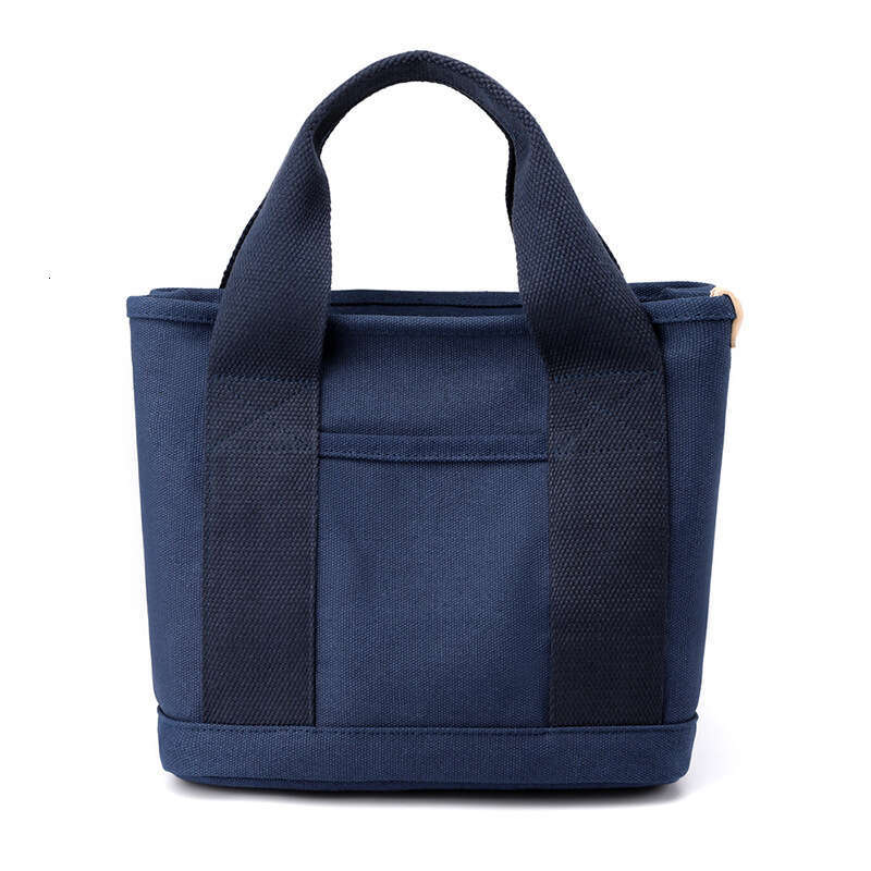 Small with zipper, Japanese thousand layer small ladies shoulder bag, portable thickened canvas mobile phone bucket tote bag