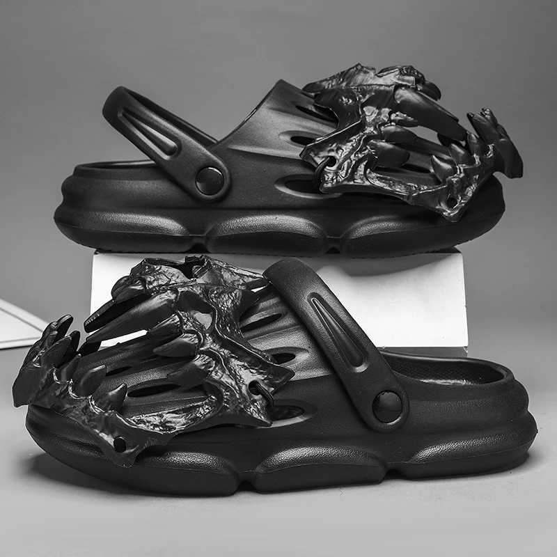 N slider family slider womens slider cloud Y2K indoor summer soft sandals skull flip mens Dem thick tabletXJ250326
