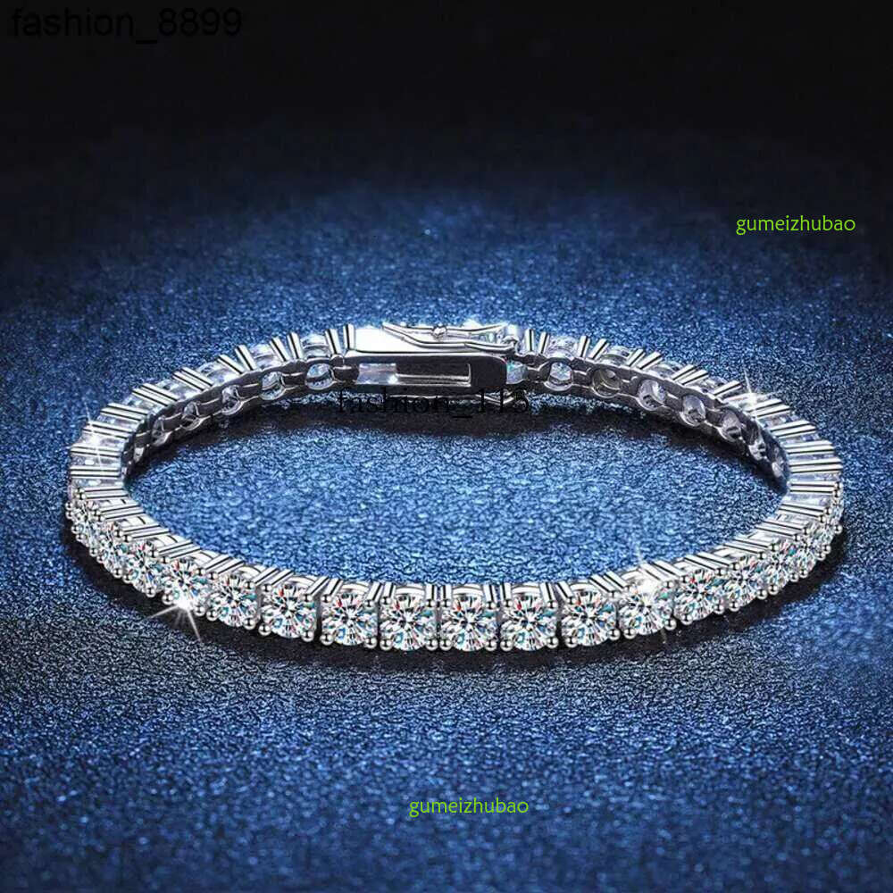 By testing 2mm-5mm VVS diameter woman Sterg Sier lab grew Moissanite tennis tennis ring