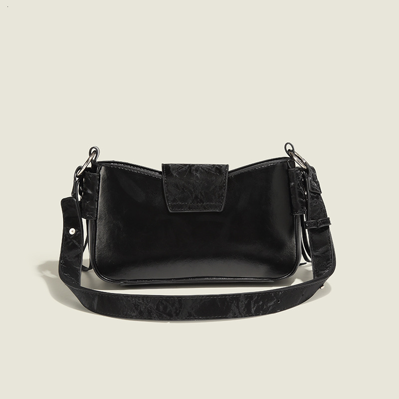 Motorcycle Bow Bag Women 2024 New Fashion Small Square Bag Sweet Cool Spice Girl Style Shoulder Crossbody Bag