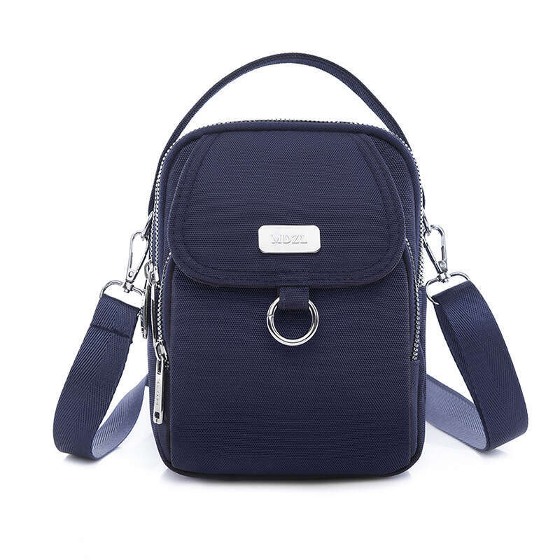 Korean version handbag, mobile phone women's crossbody fashionable and versatile, one casual small shoulder lightweight cloth bag, mother's 