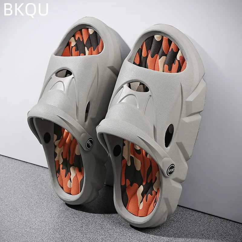 Mens Beac Round Toe Lightweight Flat Bottom Waterproof Comfortable Trend Versatile Breathable N-slip Large SizeXJ250326