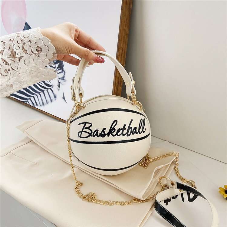 Ins Super Hot Personalized Basketball New Versatile One Shoulder Crossbody Korean Version Small Round Women's Bag