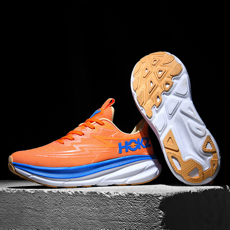 Designer shoes free shipping men women sports shoes orange navy blue black white antislip breathable outdoor running shoes new