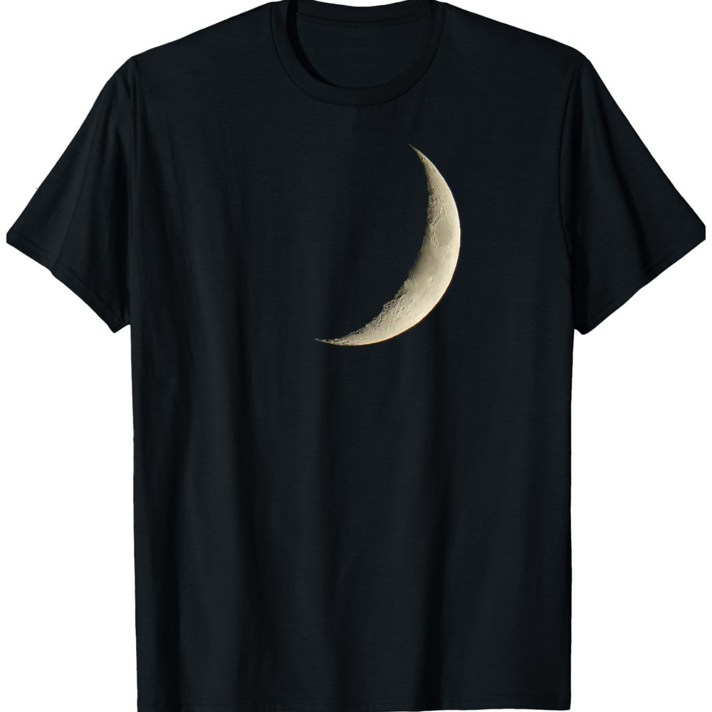 T shirt for Mens Beautiful Crescent Moon - Lunar Lovers Graphic Tee Casual Tops Clothes Short sleeve