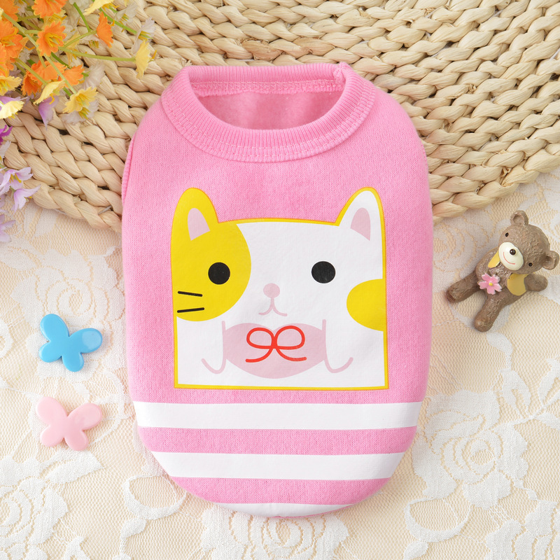 Cute Animal Print Dog Sweater Hoodies for Small Dogs Girl Boy, Ultra Soft Velvet Warm Puppy Clothes Dog Coat for Winter, Suitable for Growing Puppies 