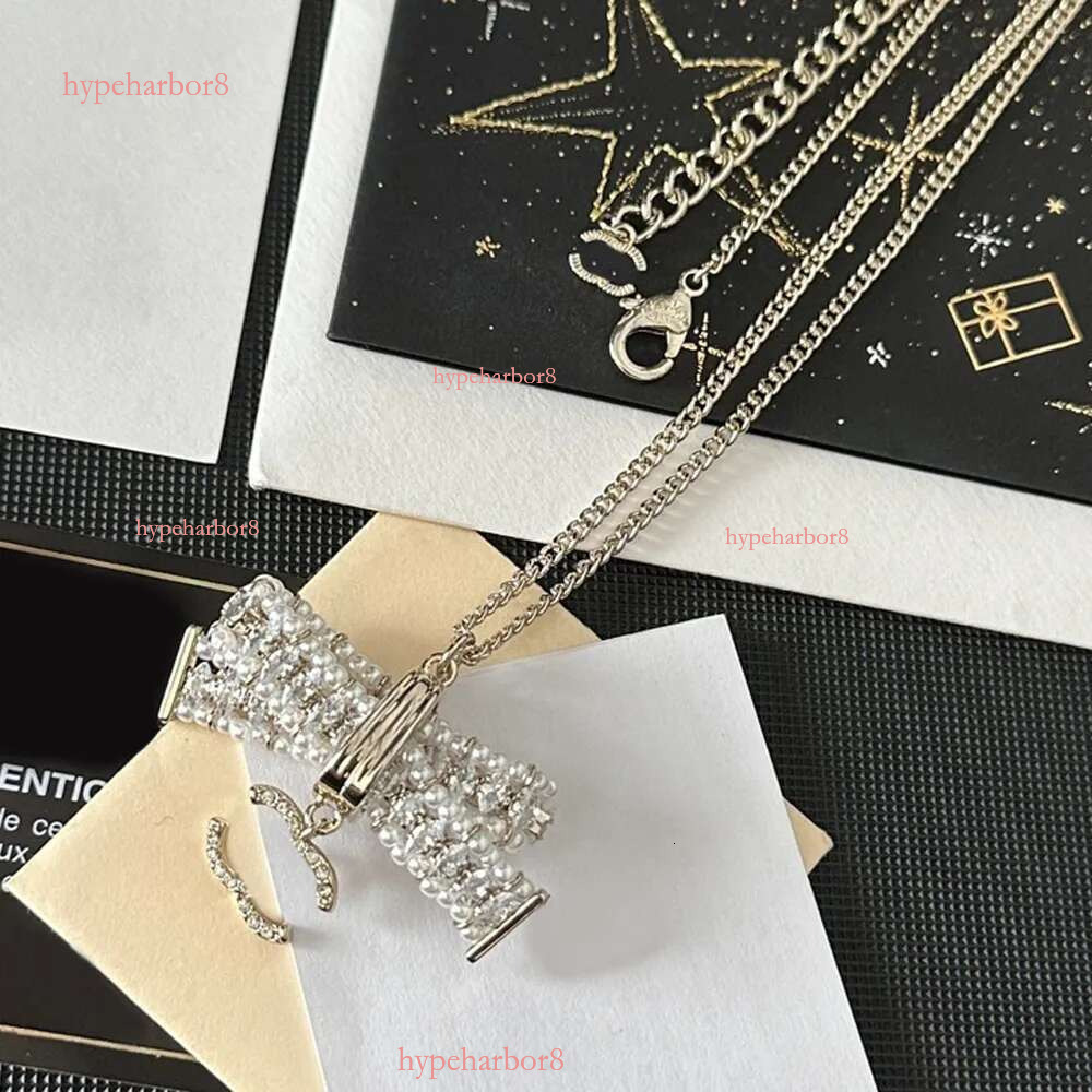 Top Style Designer Necklace Pendant Necklaces Designers Copper Dia Letter Brand Men Women Wedding Jewelry High Quality Fashion Accessory