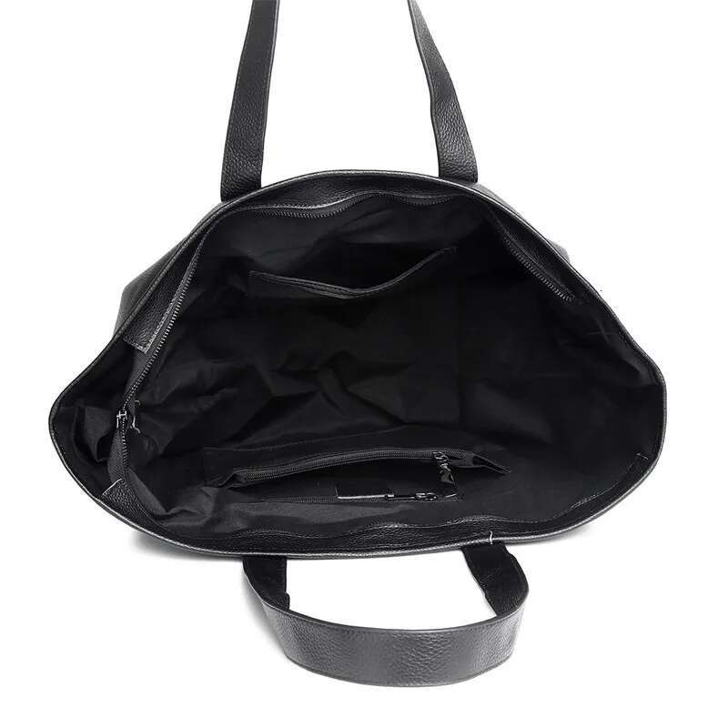 Classic Real Leather Women Tote Large Capacity Handbag Designer Purse Daily Use Big Shoulder Bag A4 Laptop Shopping Commute Bags